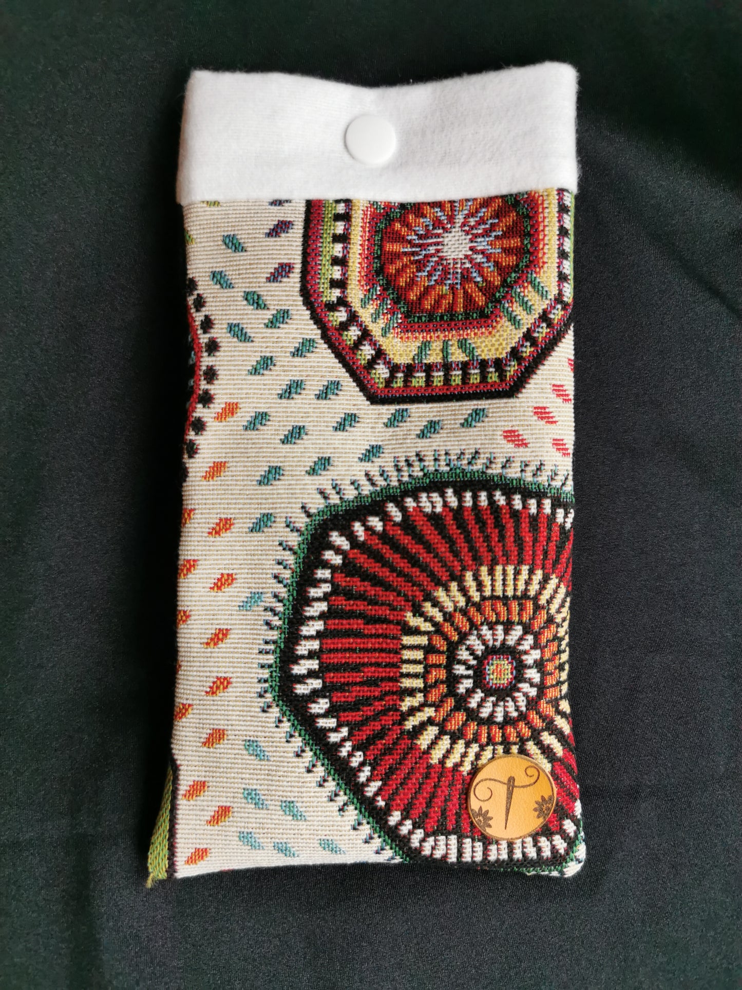 Etui à Lunettes - Kiwi - Tatama-Cuir-et-Tissu