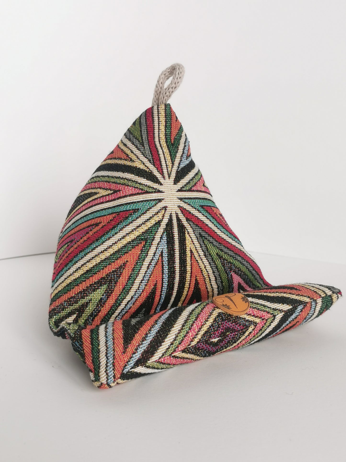 Support téléphone - Comète - Tatama-Cuir-et-Tissu