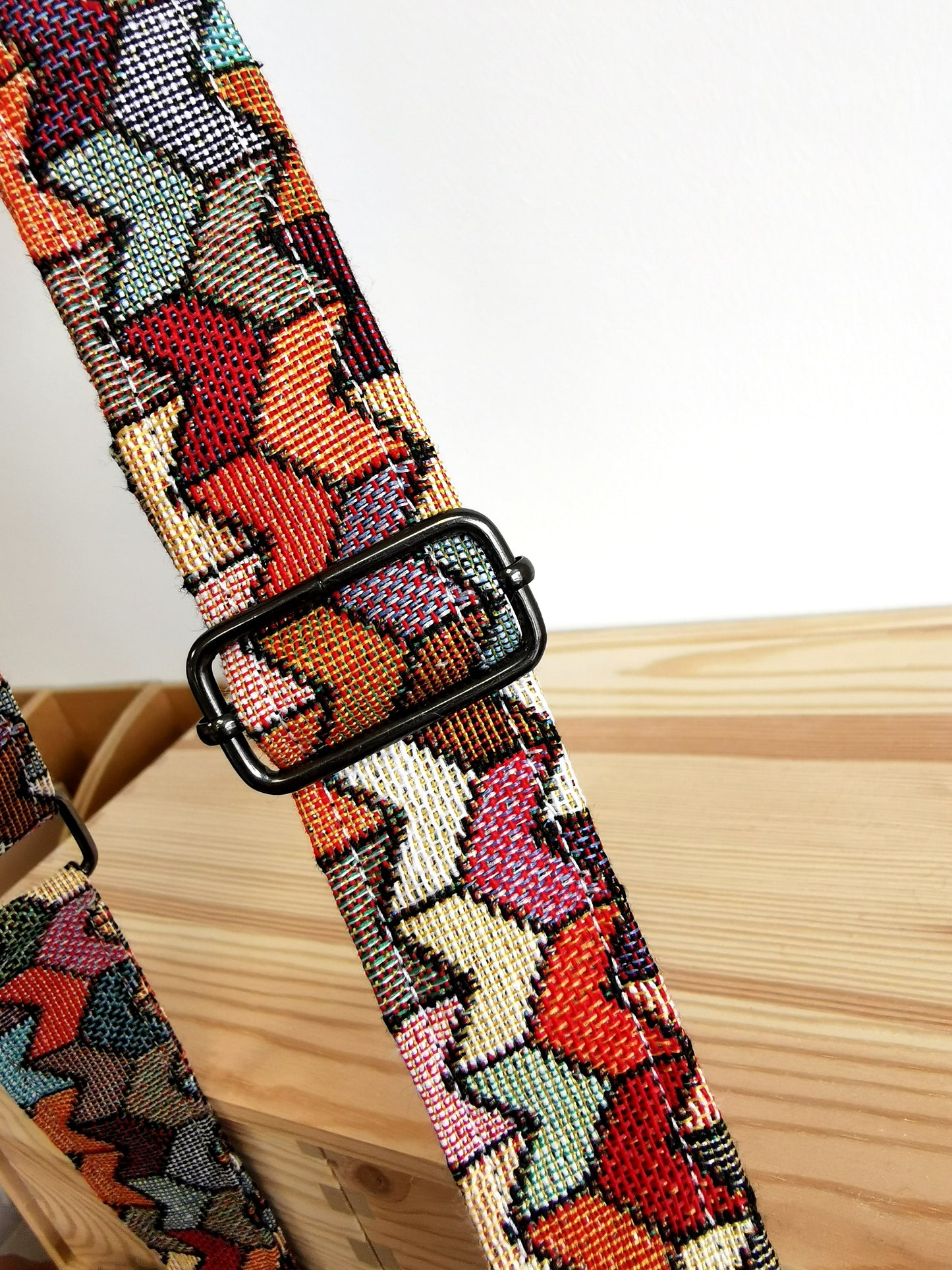 Sac à Main - Briques - Tatama-Cuir-et-Tissu
