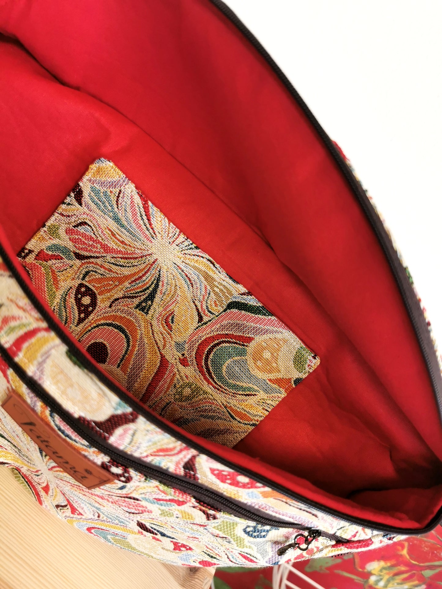 Sac Banane XXL - Iris - Tatama-Cuir-et-Tissu