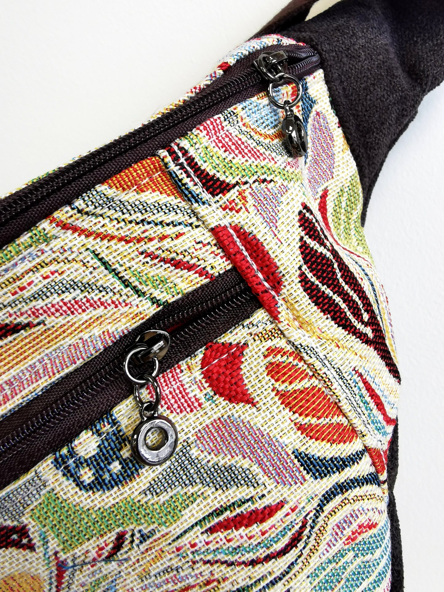 Sac Banane XXL - Iris - Tatama-Cuir-et-Tissu