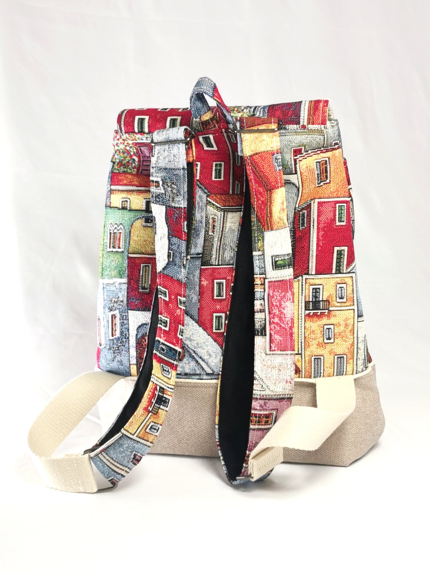Sac à Dos - Lisbonne - Tatama-Cuir-et-Tissu