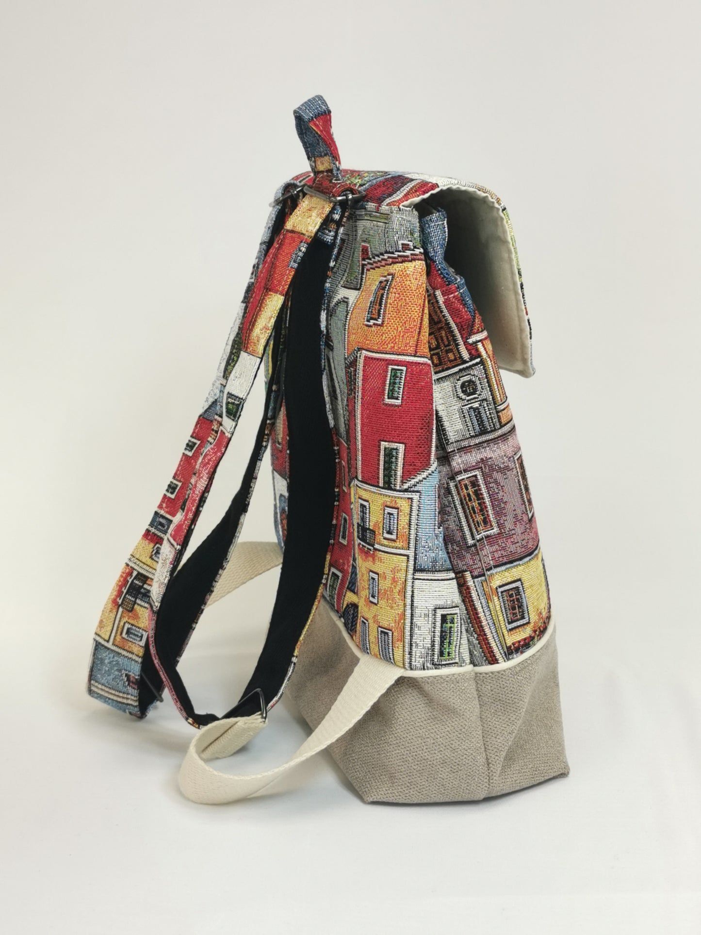 Sac à Dos - Lisbonne - Tatama-Cuir-et-Tissu