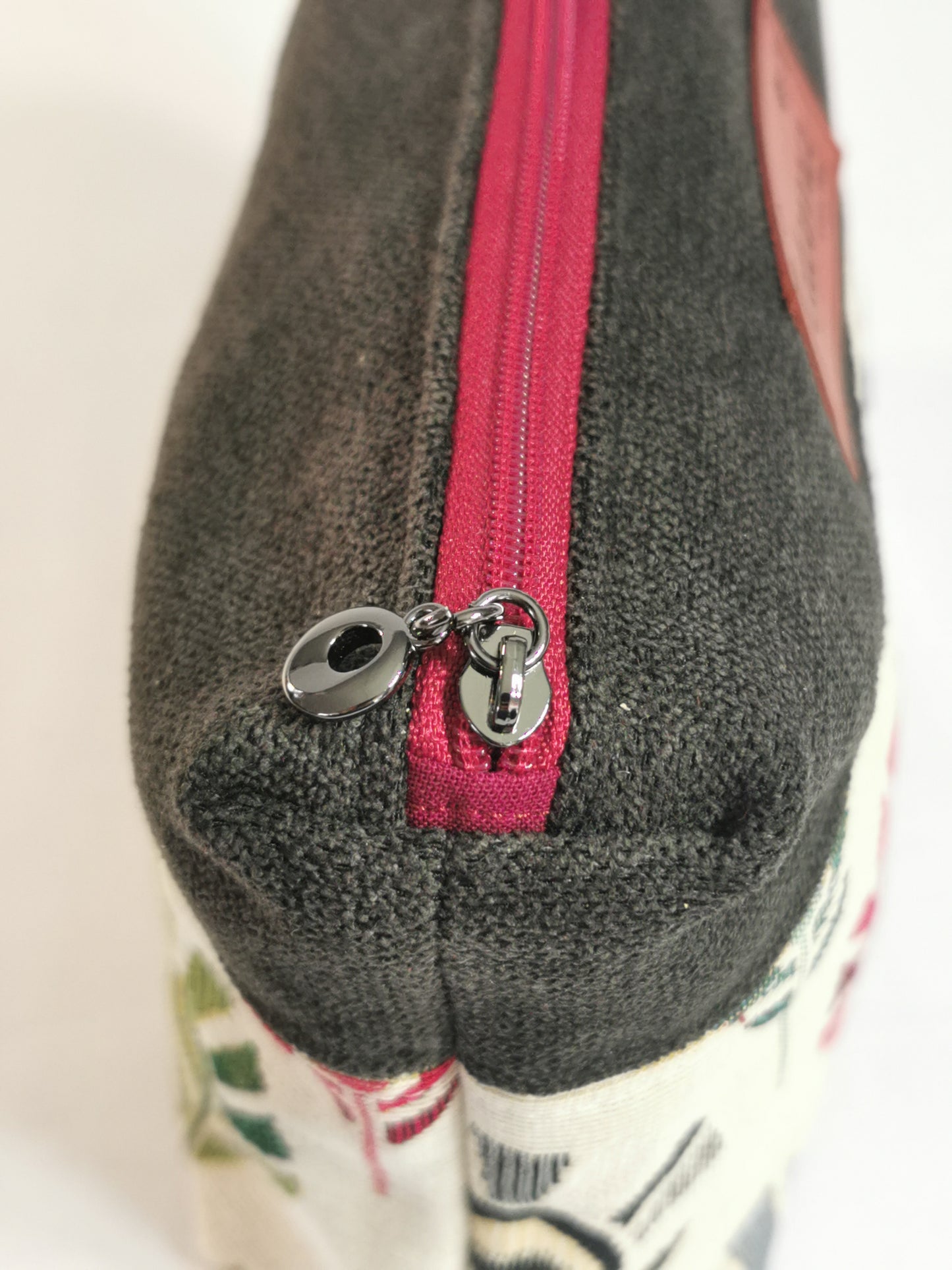 Pochette - Plumes - Tatama-Cuir-et-Tissu