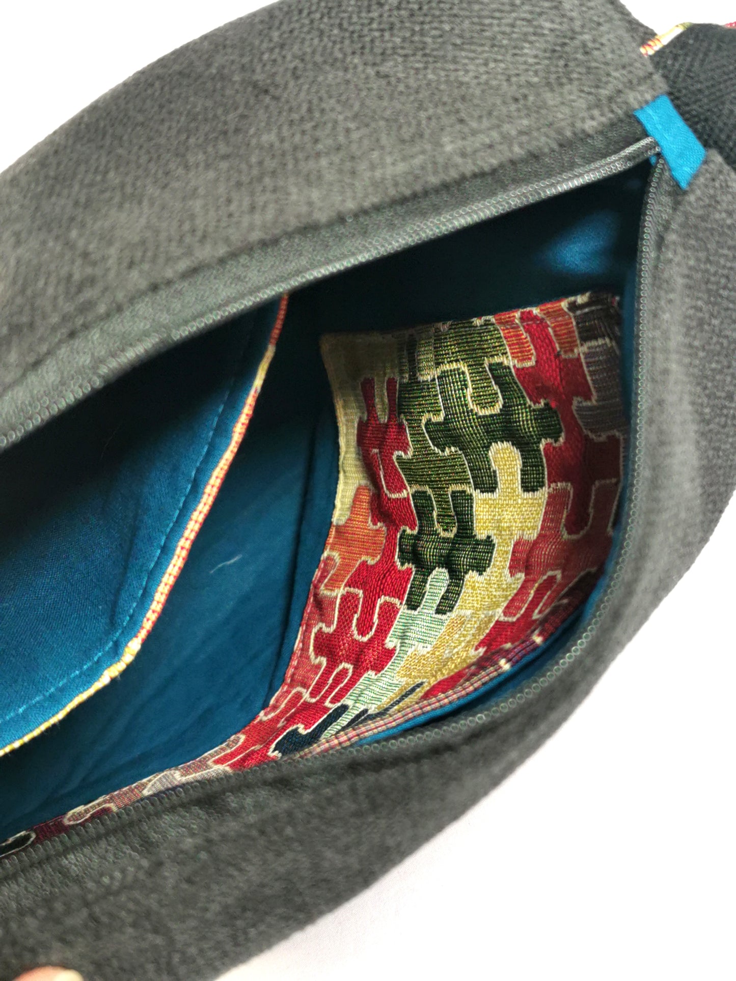 Sac à main Zip - Puzzles - Tatama-Cuir-et-Tissu