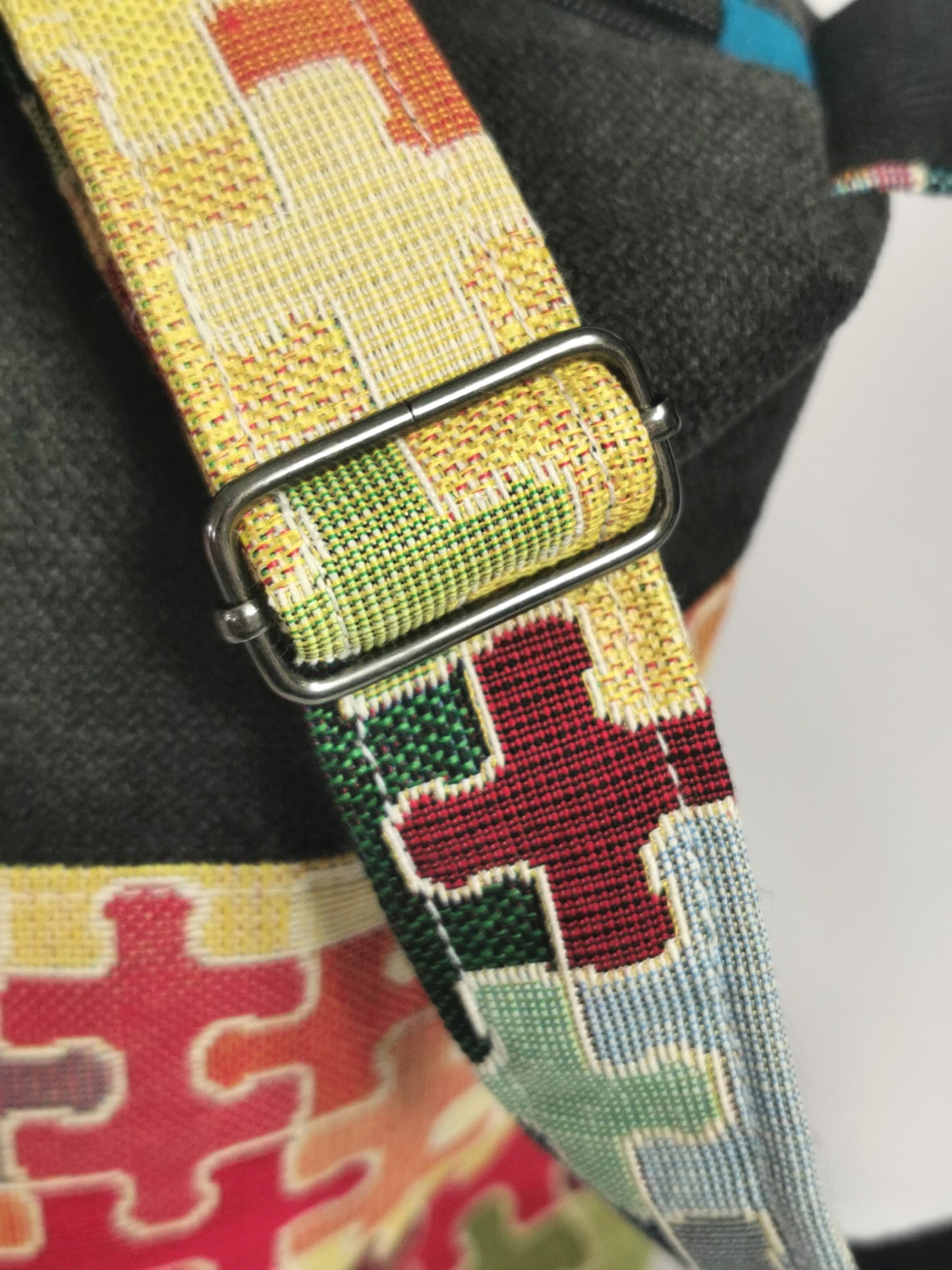 Sac à main Zip - Puzzles - Tatama-Cuir-et-Tissu