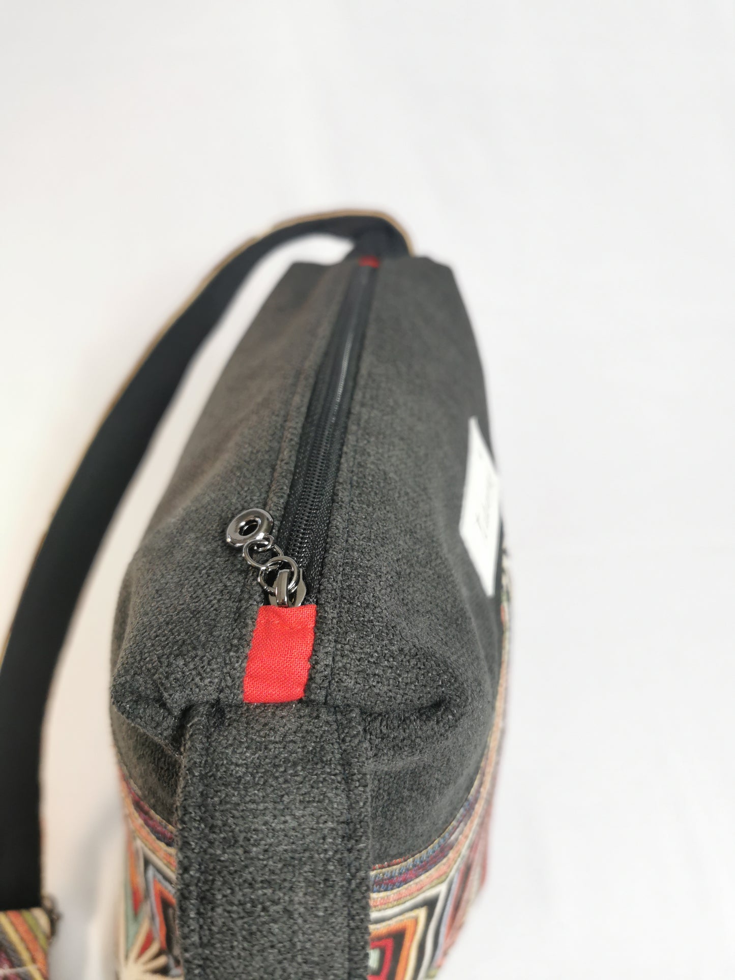 Sac à main Zip - Comète - Tatama-Cuir-et-Tissu