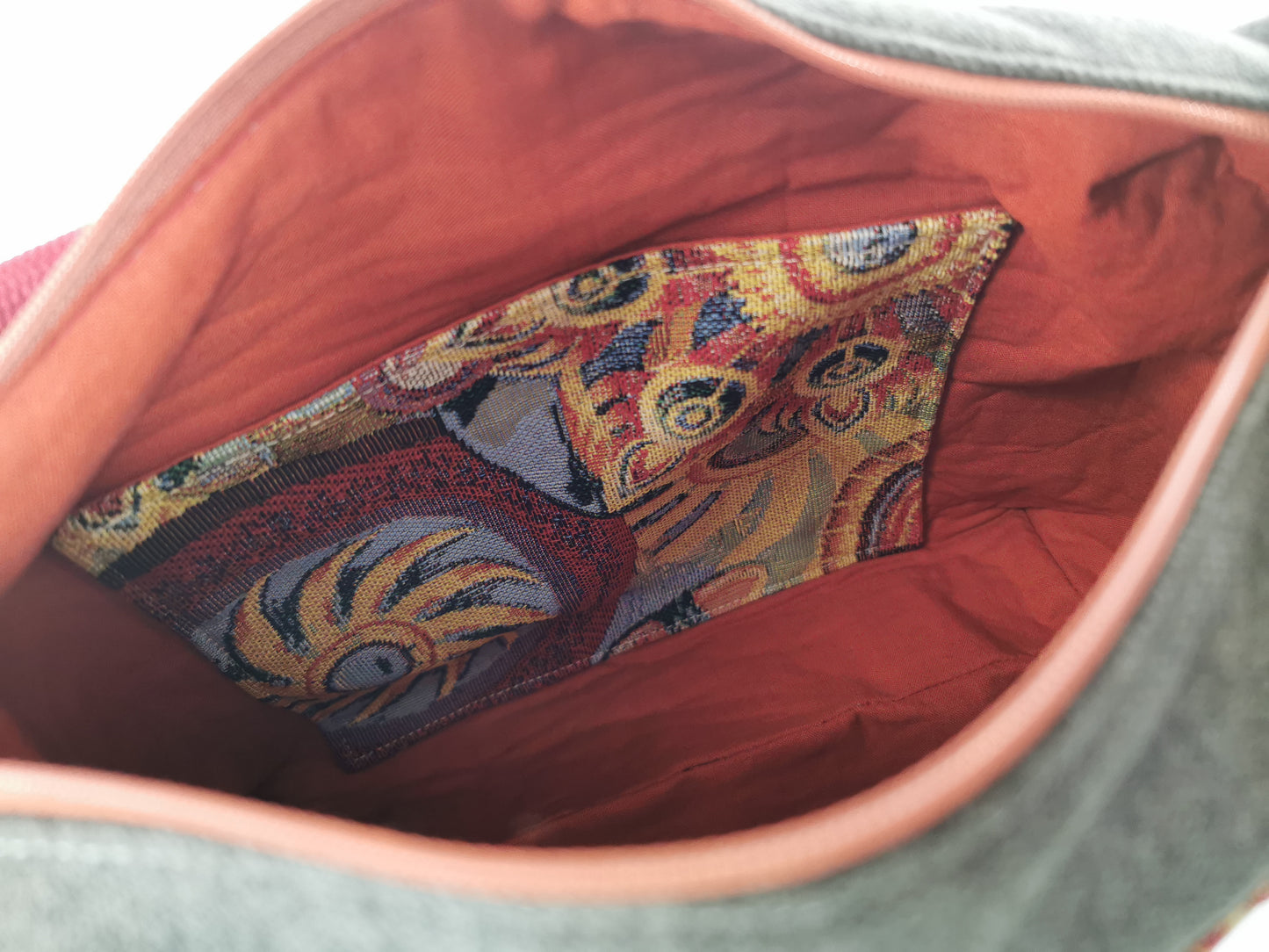 Sac boite zippé - Soleil