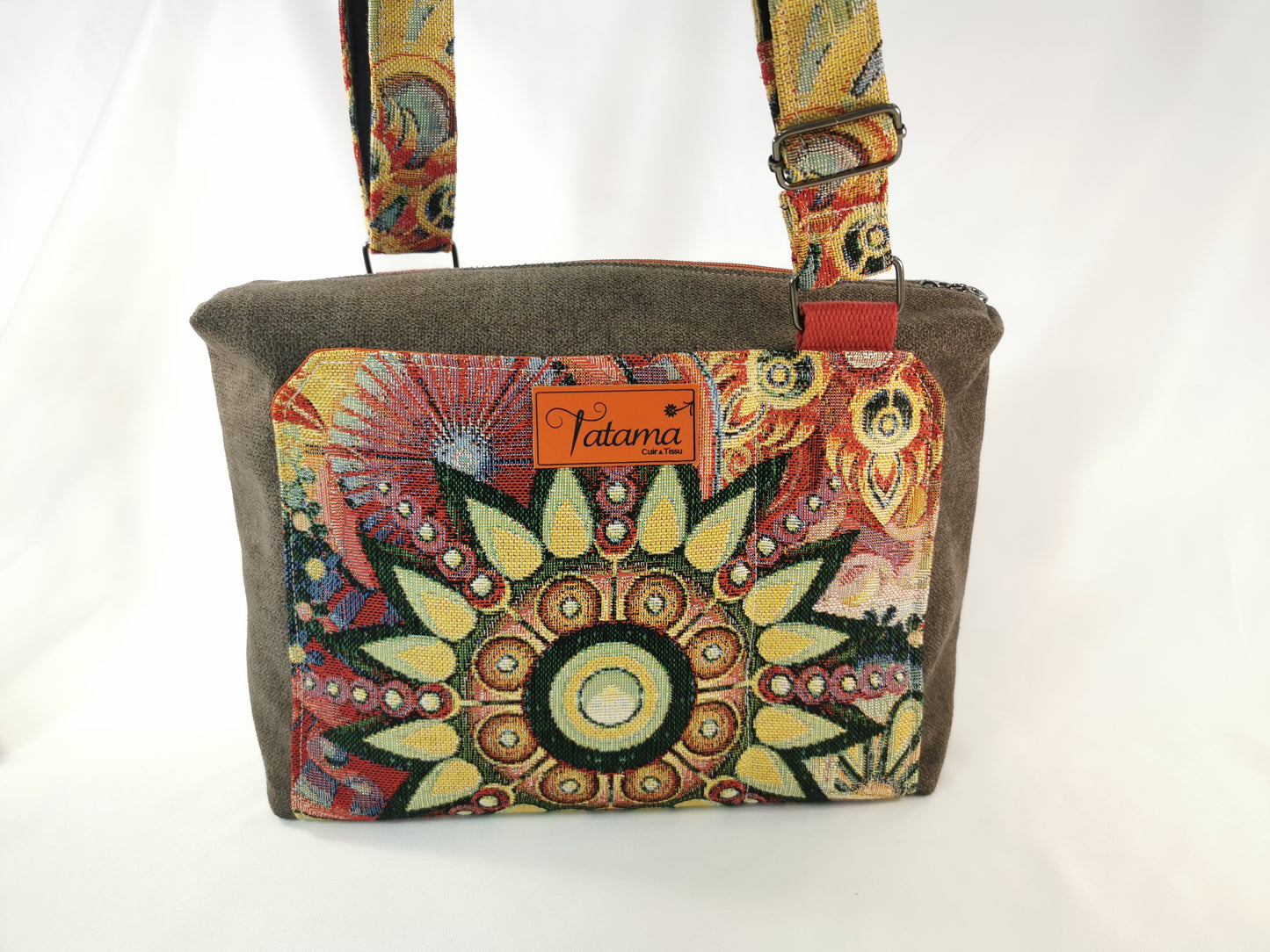 Sac boite zippé - Soleil