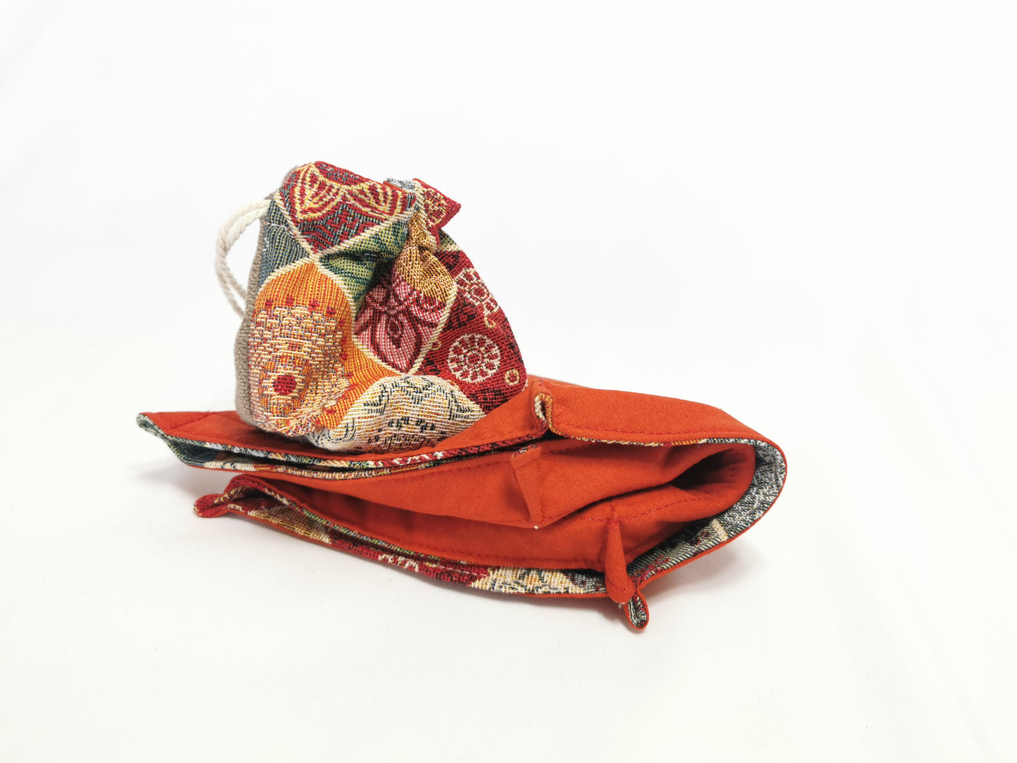 Piste de dés - Patchwork (Fond Terracotta)