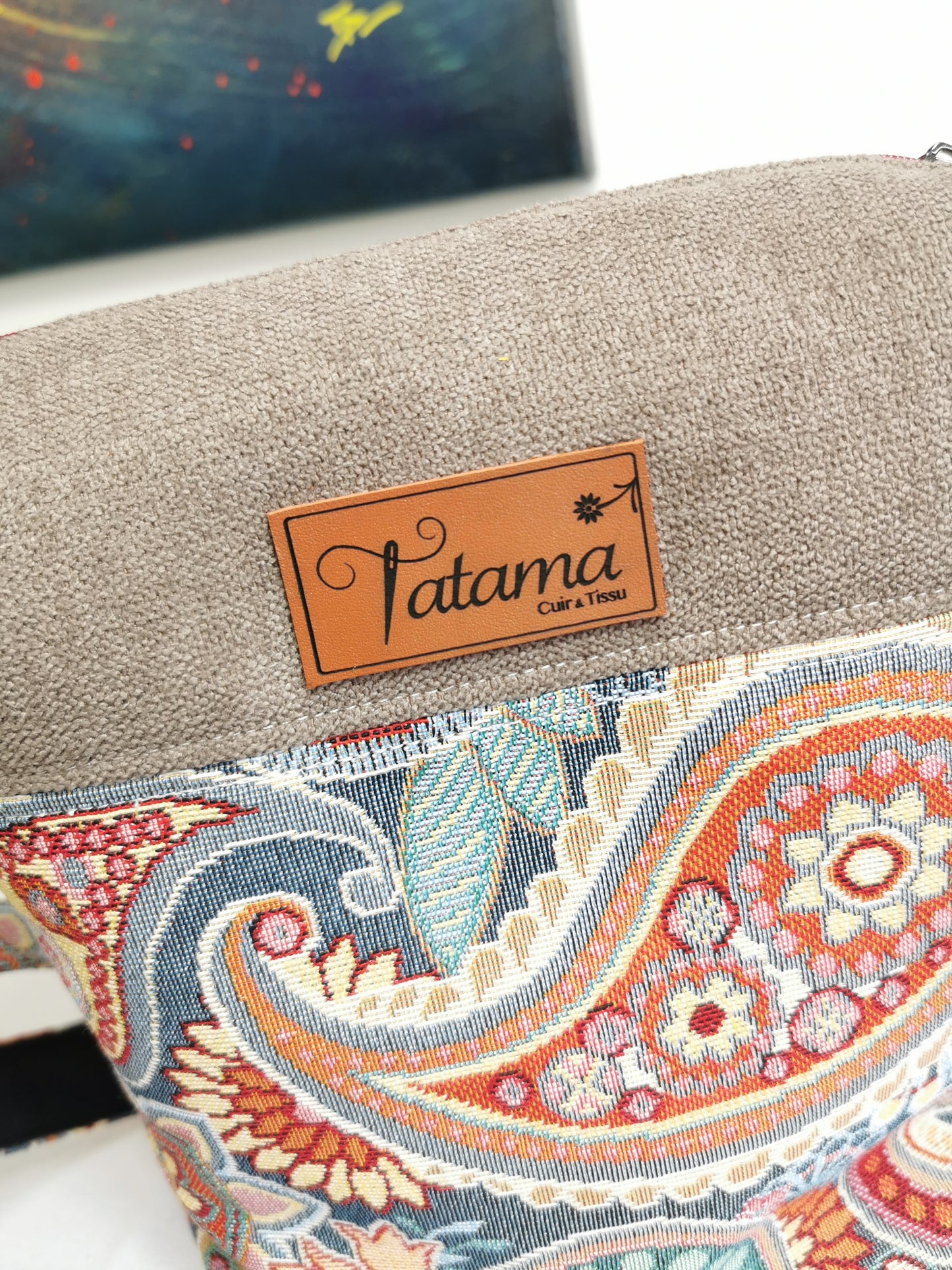 Sac à main Zip - Cachemire