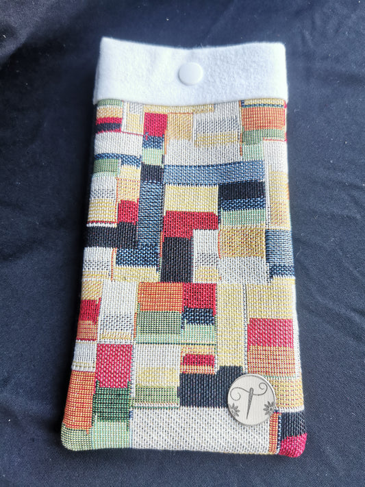 Etui à Lunettes - Multicolor - Tatama-Cuir-et-Tissu