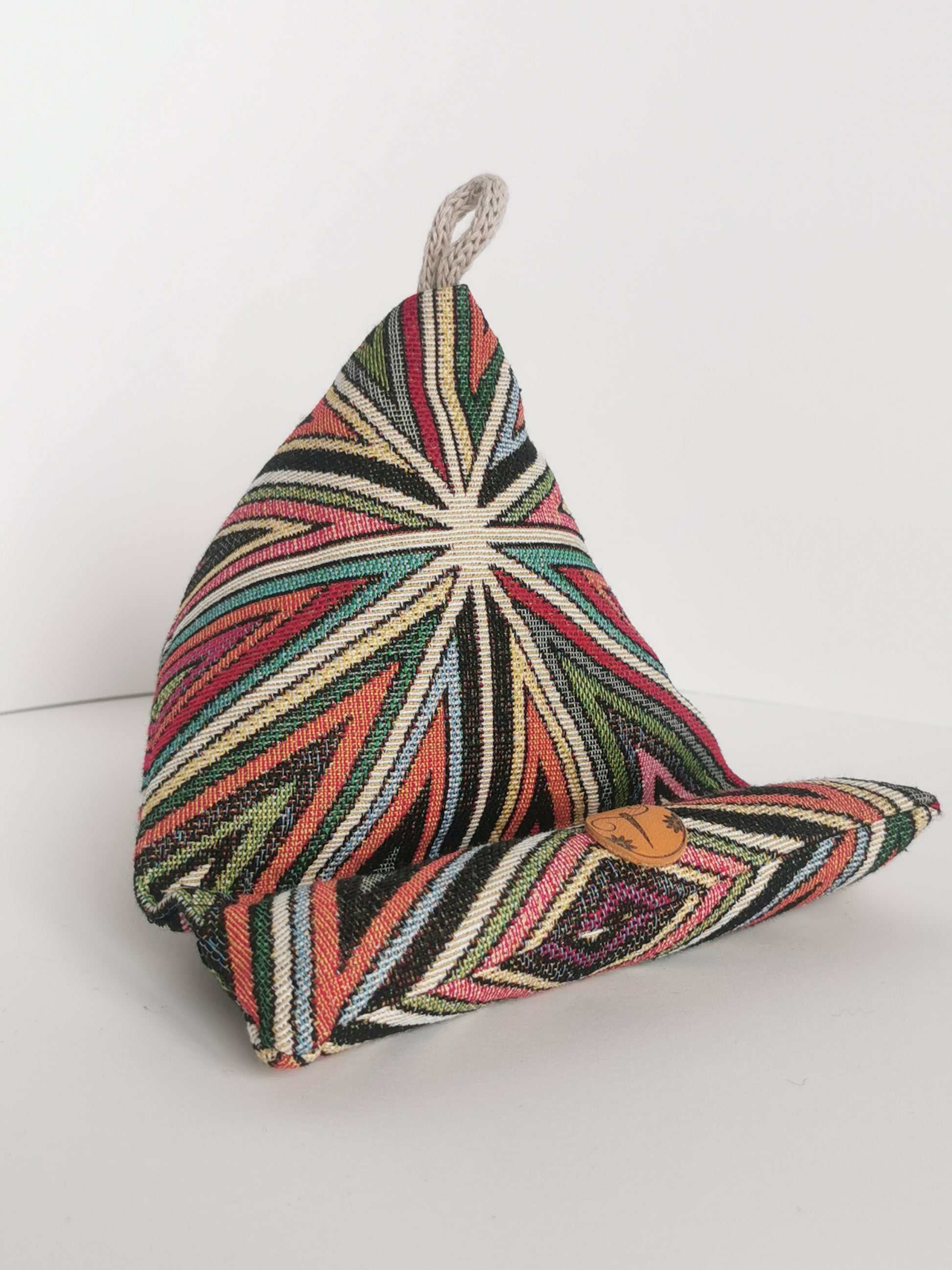 Support téléphone - Comète - Tatama-Cuir-et-Tissu