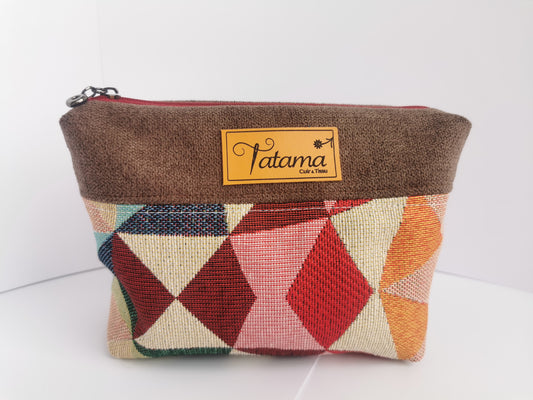 Pochette - Vitrail - Tatama-Cuir-et-Tissu