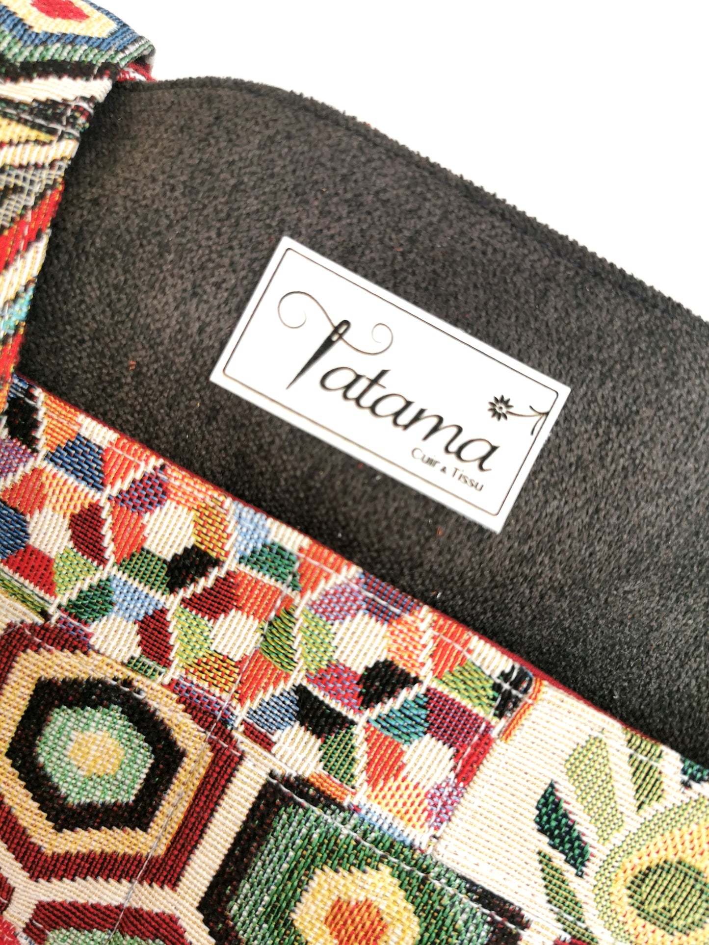Sac à Main - Unique - Tatama-Cuir-et-Tissu