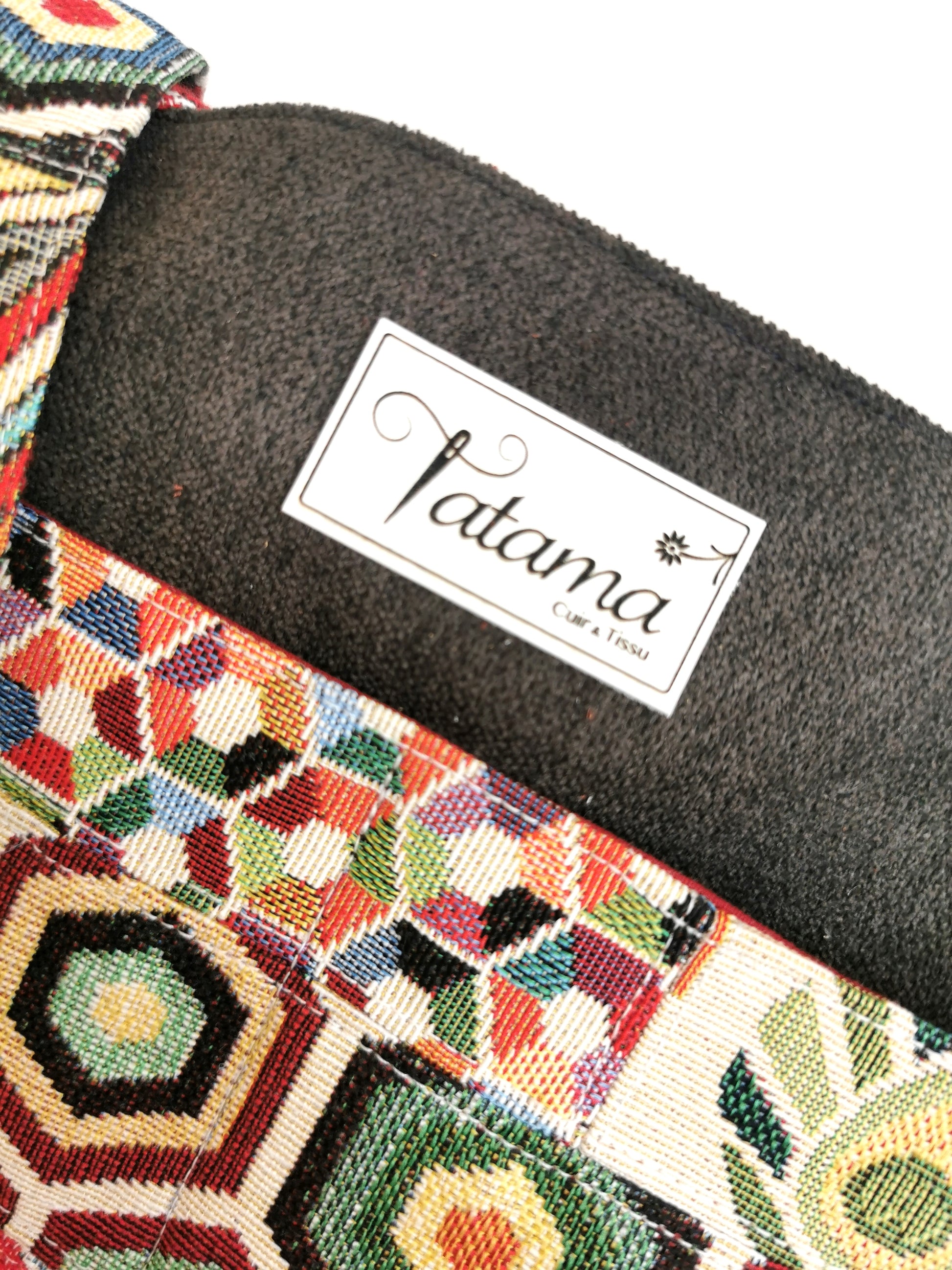 Sac à Main - Unique - Tatama-Cuir-et-Tissu