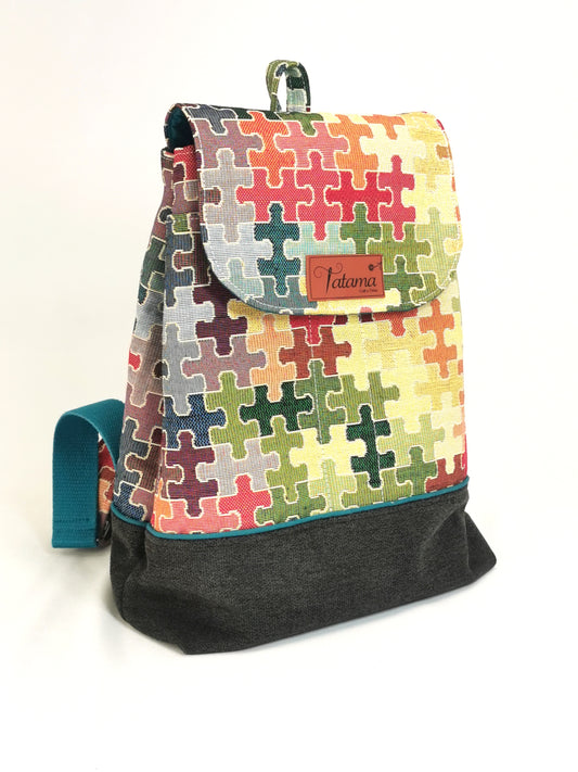 Sac à Dos - Puzzles - Tatama-Cuir-et-Tissu