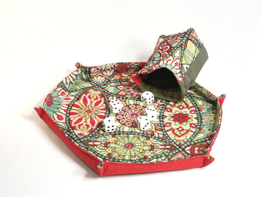 Piste de dés - Vitrail - Tatama-Cuir-et-Tissu