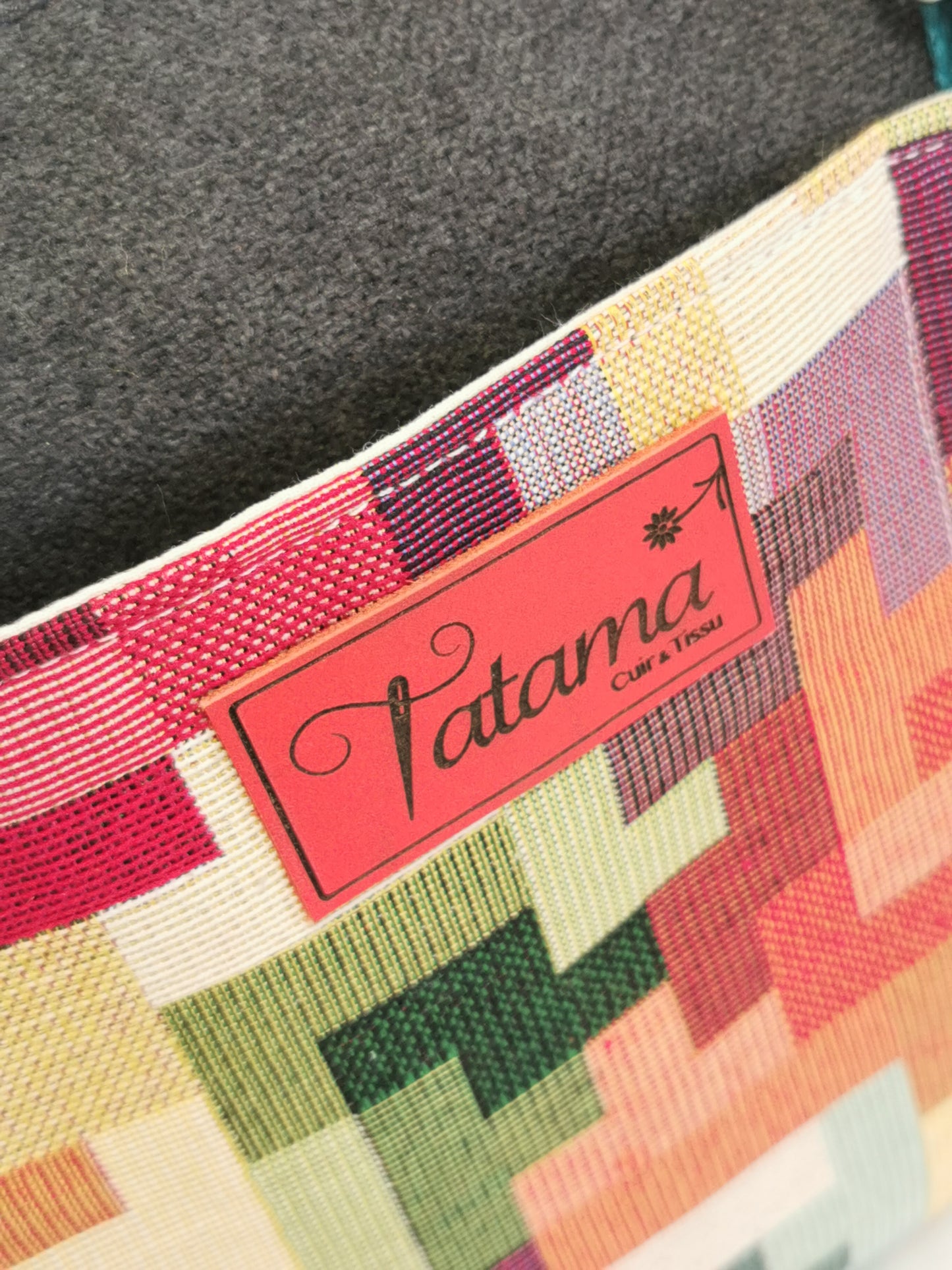 Sac boite zippé - Tétris