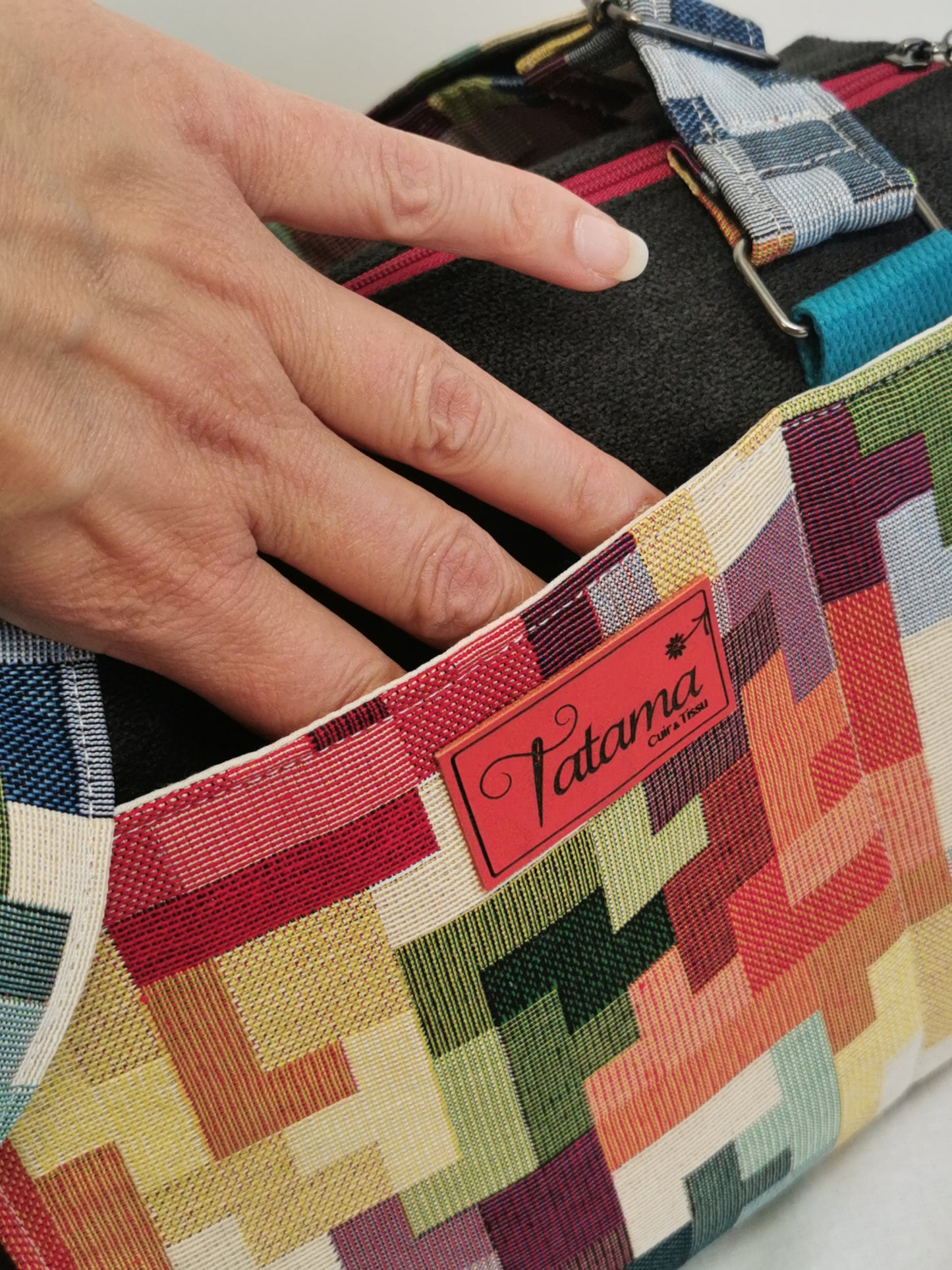 Sac boite zippé - Tétris