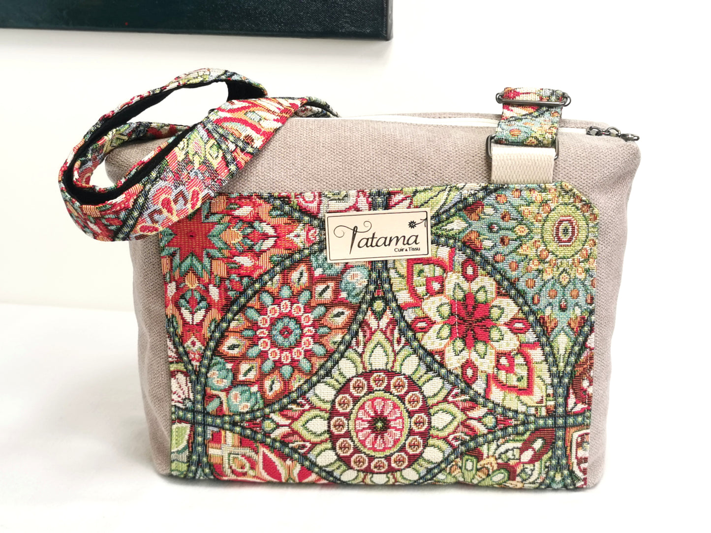 Sac boite zippé - Vitrail