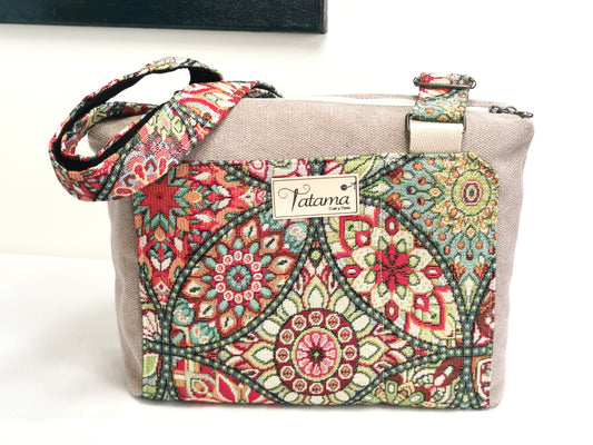 Sac boite zippé - Vitrail