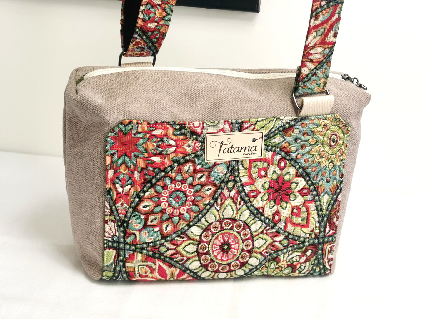 Sac boite zippé - Vitrail