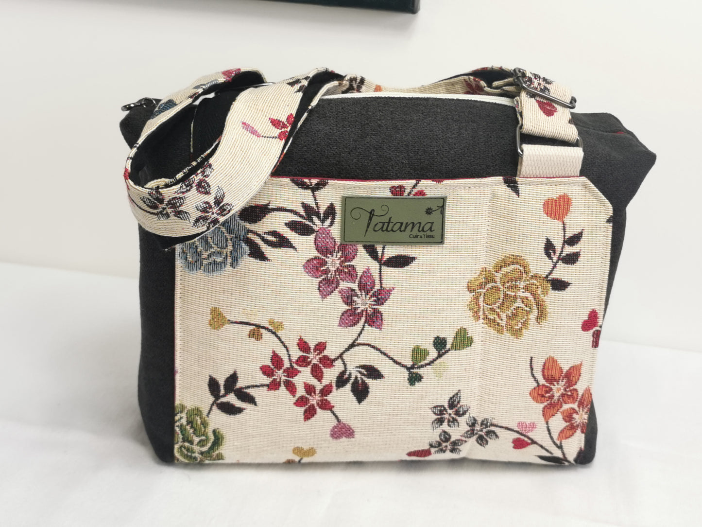 Sac boite zippé - Printemps