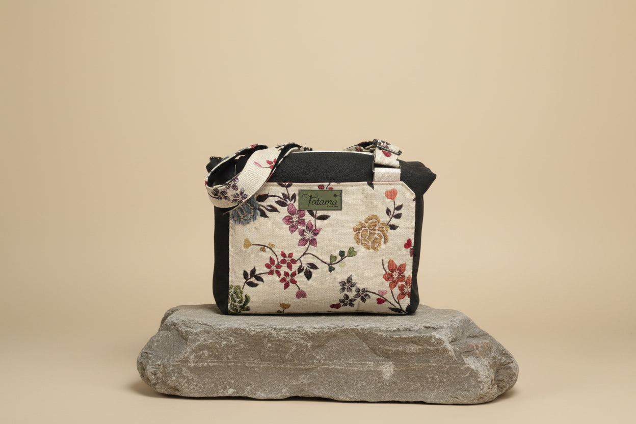 Sac boite zippé - Printemps