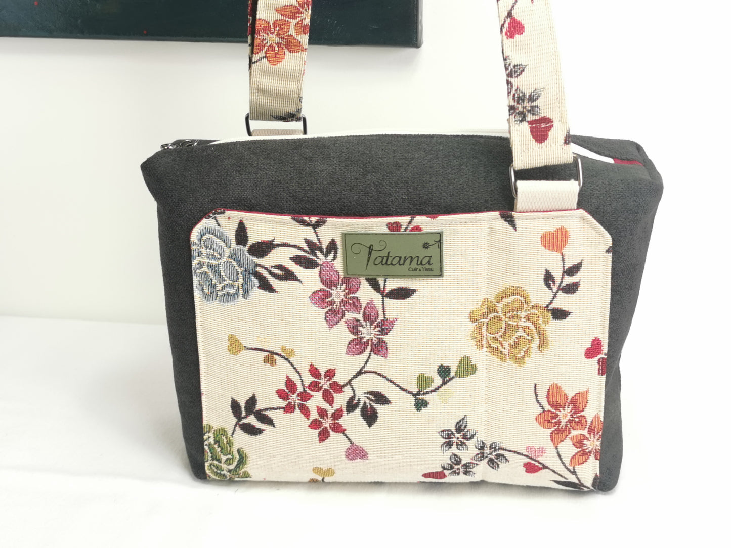 Sac boite zippé - Printemps