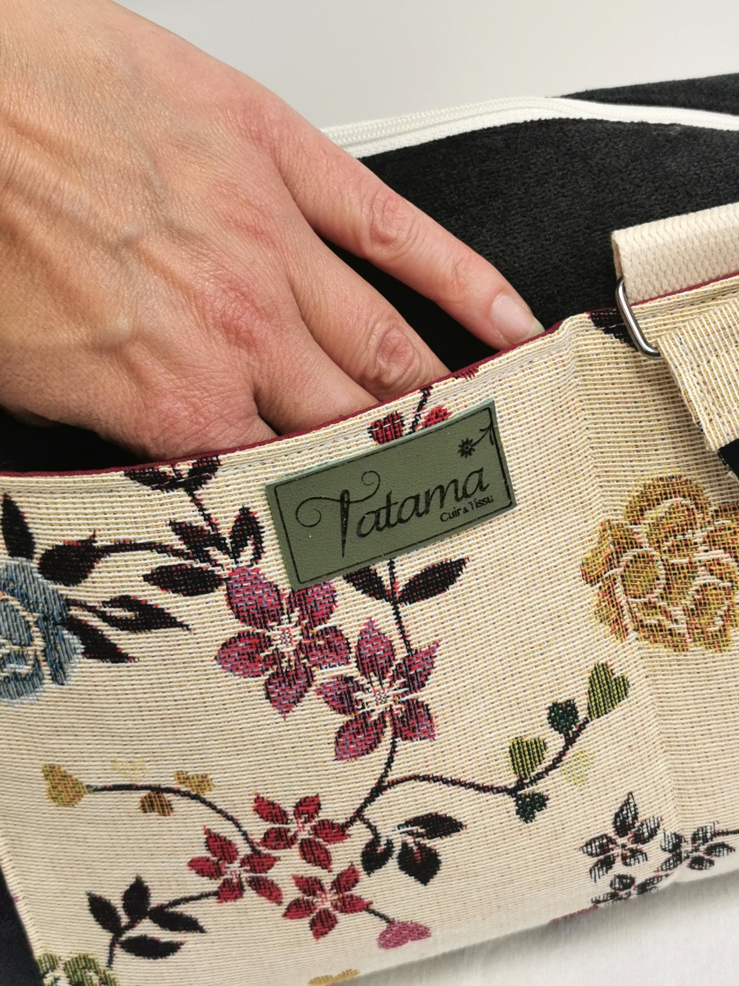 Sac boite zippé - Printemps