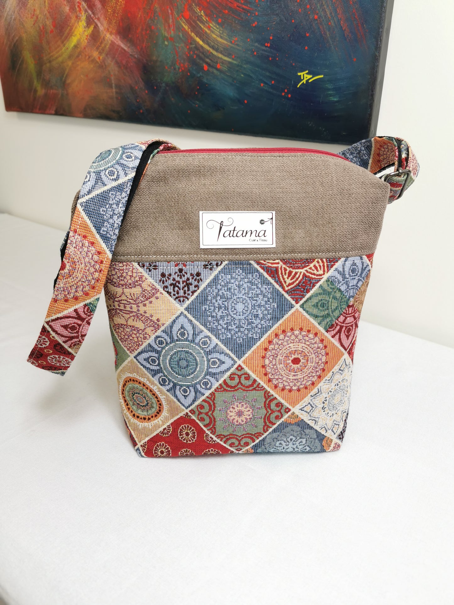 Sac à main Zip - Patchwork