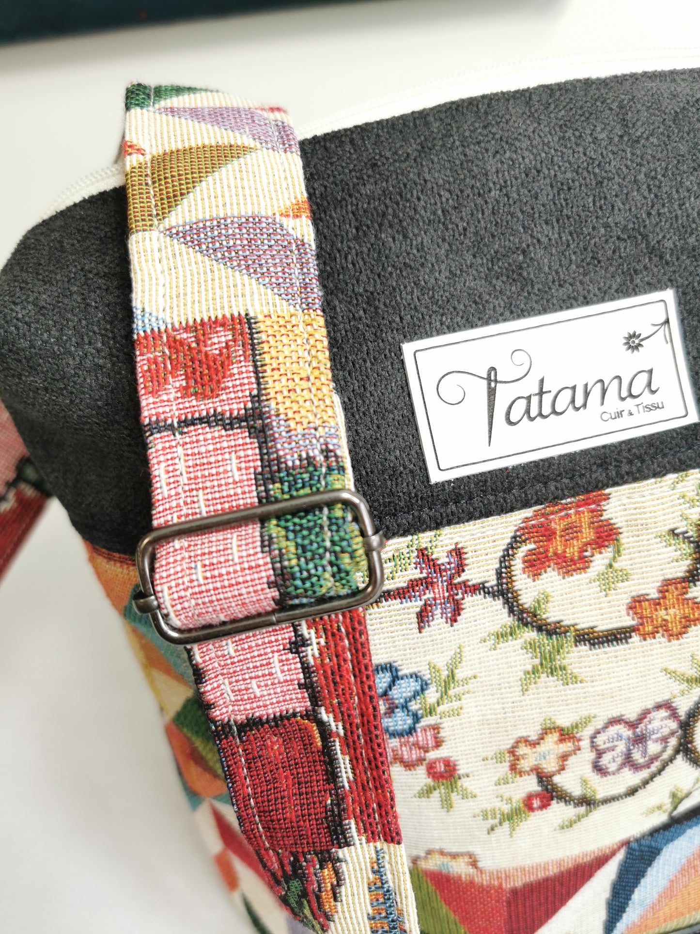 Sac à main Zip - Carreaux