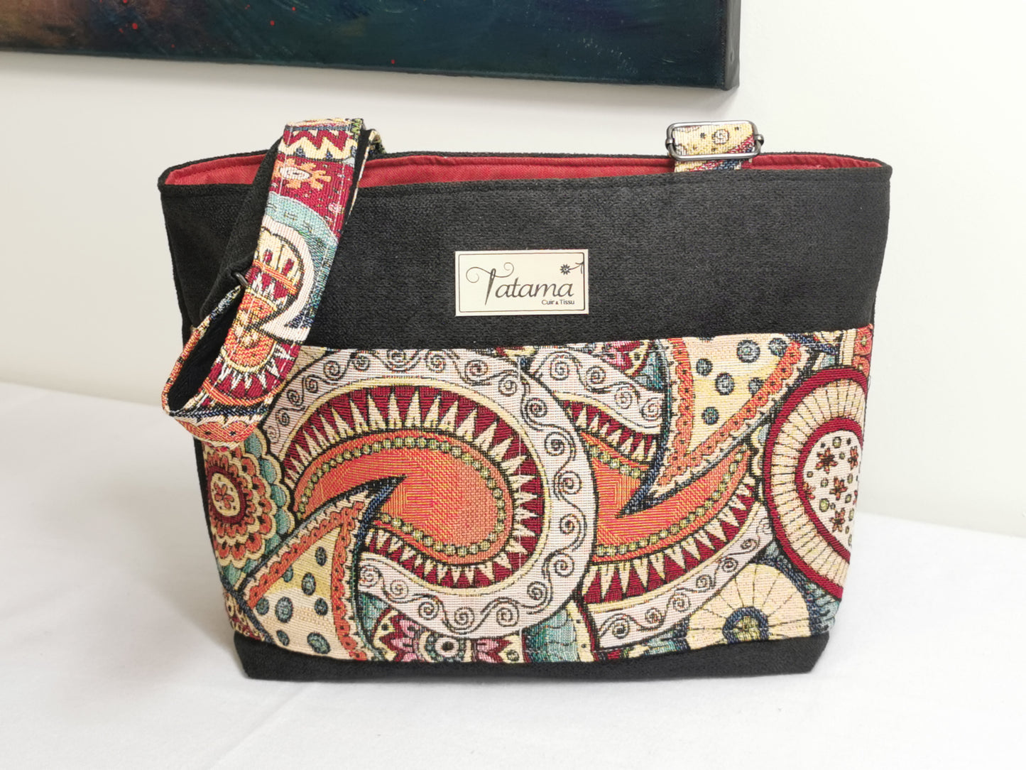 Sac à Main - Cachemire orange