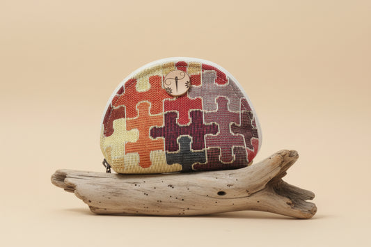 Porte-Monnaie - Puzzle (Zip Blanc)