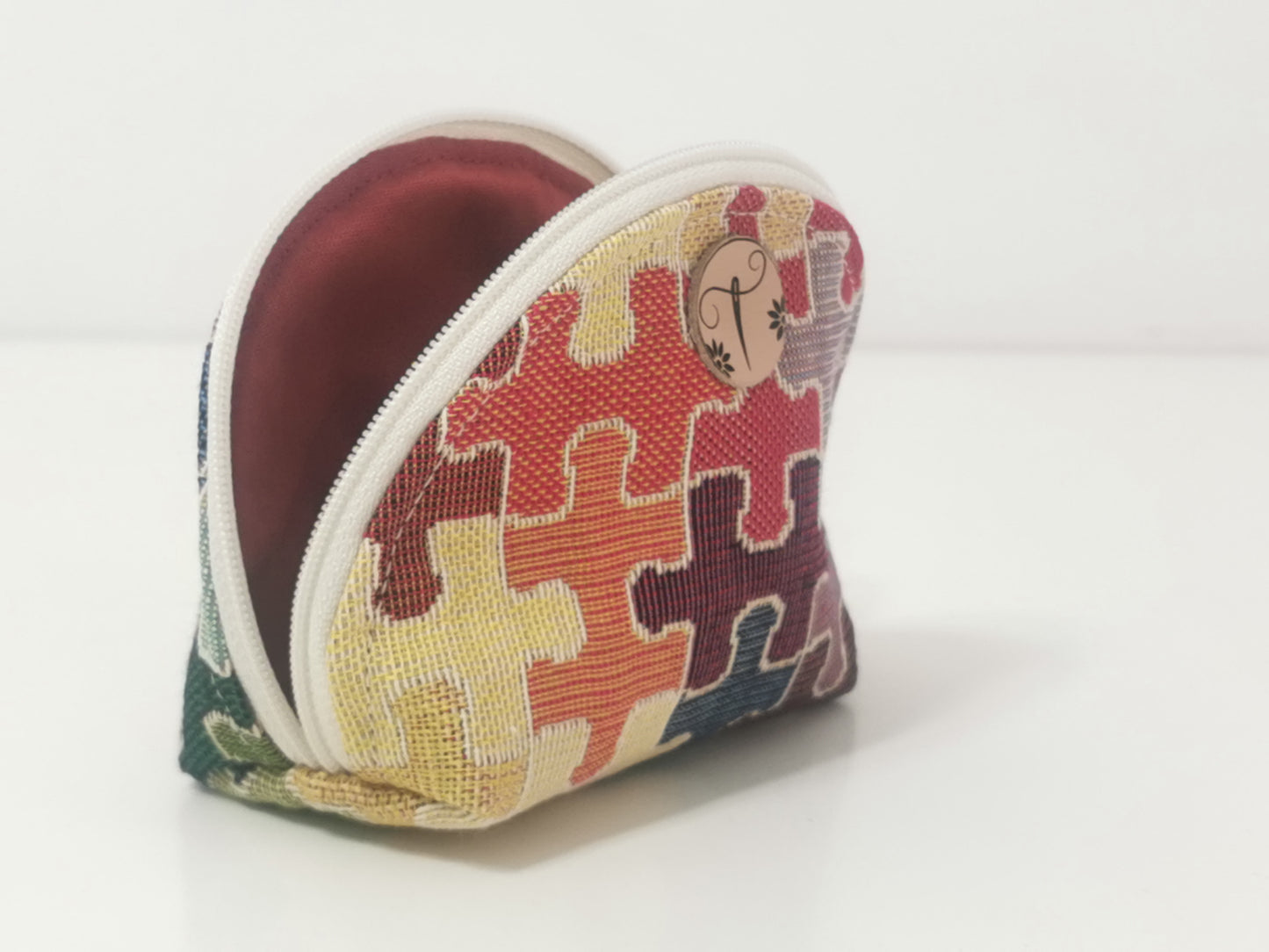 Porte-Monnaie - Puzzle (Zip Blanc)