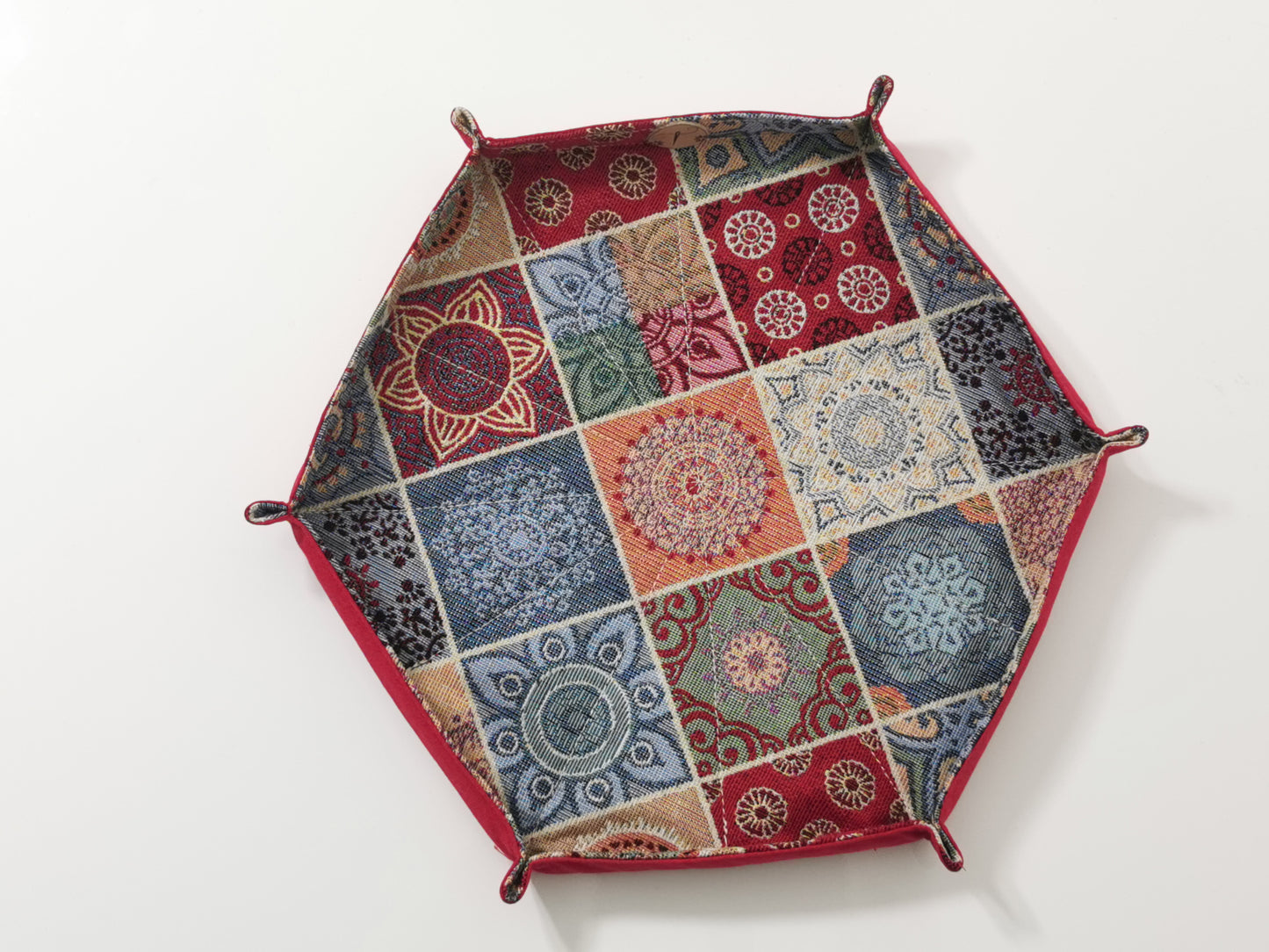 Piste de dés - Patchwork (Fond Rouge)