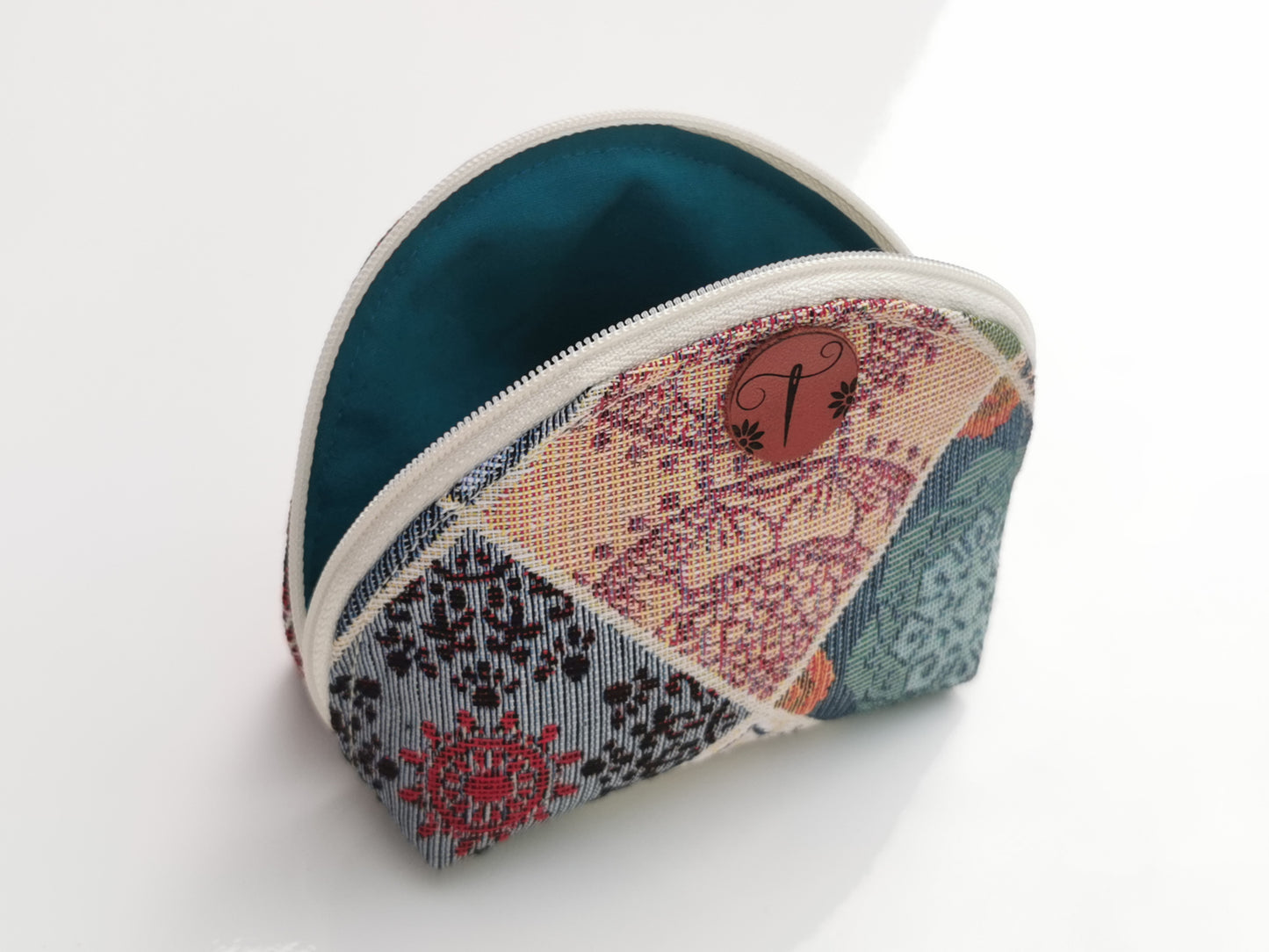 Porte-Monnaie - Patchwork (int bleu)