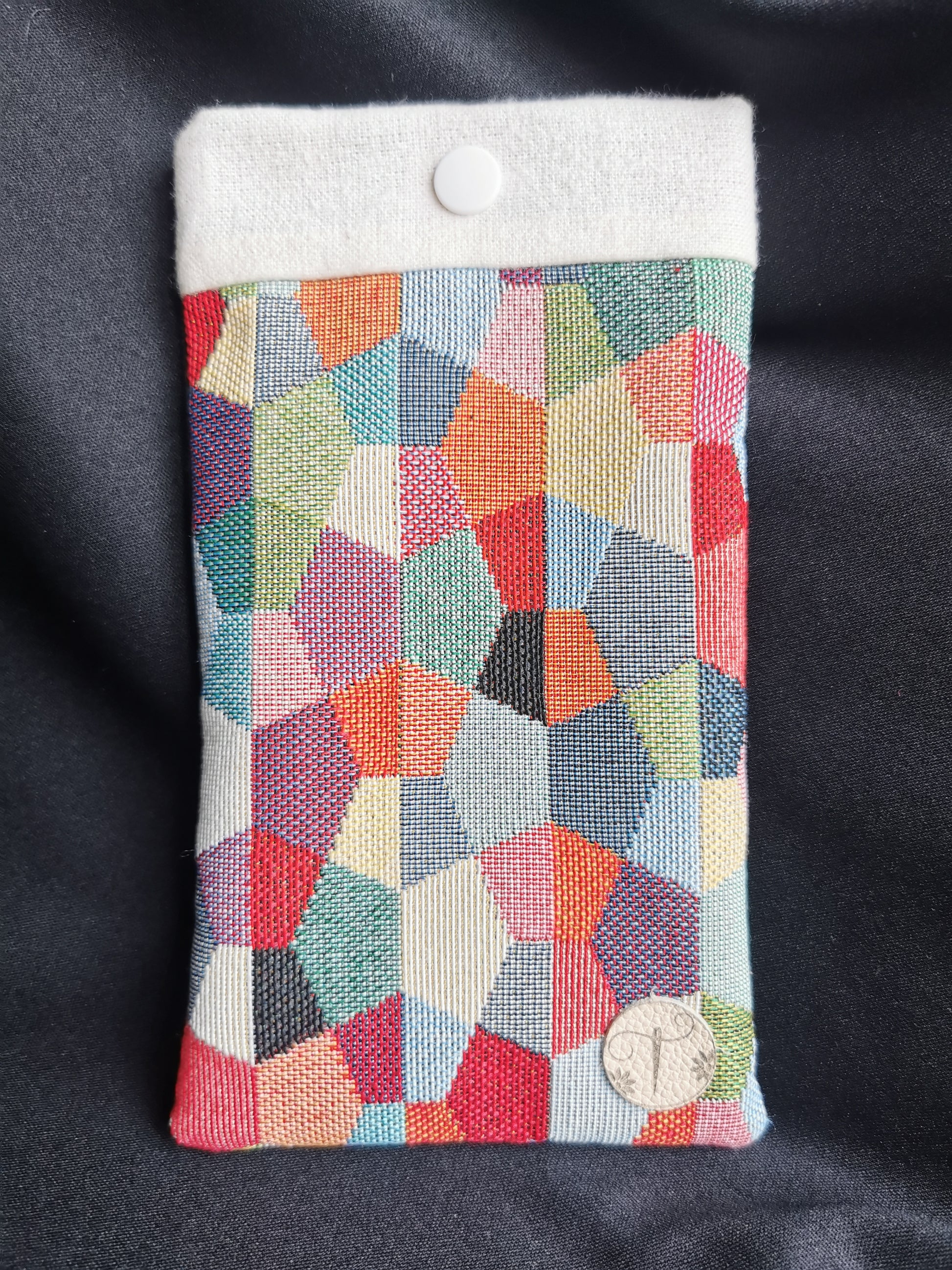 Etui à Lunettes - Multicolore - Tatama-Cuir-et-Tissu