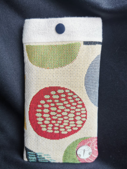 Etui à Lunettes - Bulles - Tatama-Cuir-et-Tissu
